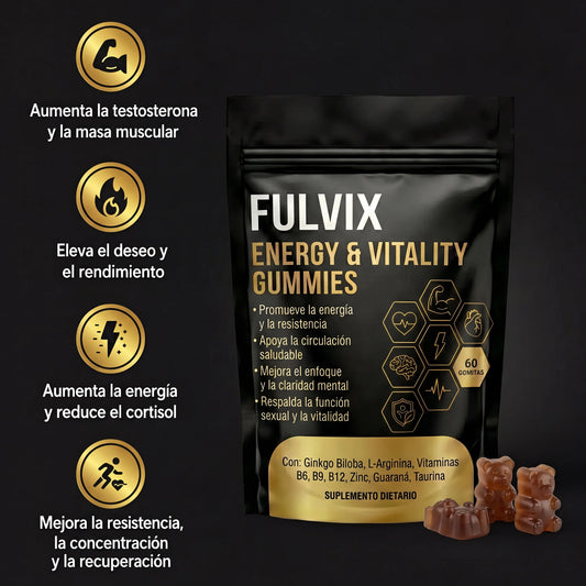 Gomitas Fulvix® — Más Energía, Deseo y Rendimiento