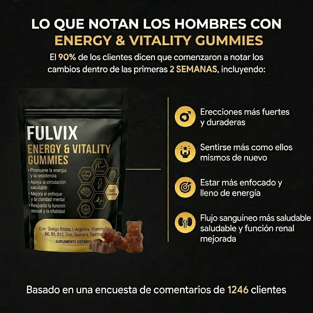 Gomitas Fulvix® — Más Energía, Deseo y Rendimiento